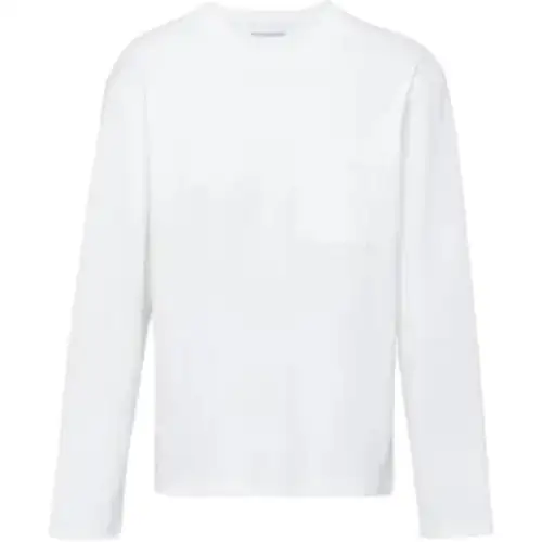 PRADA T Shirts Men's White Crew Neck Moderate