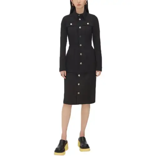 Bottega Veneta Jackets Women's Black Lapel Moderate Other