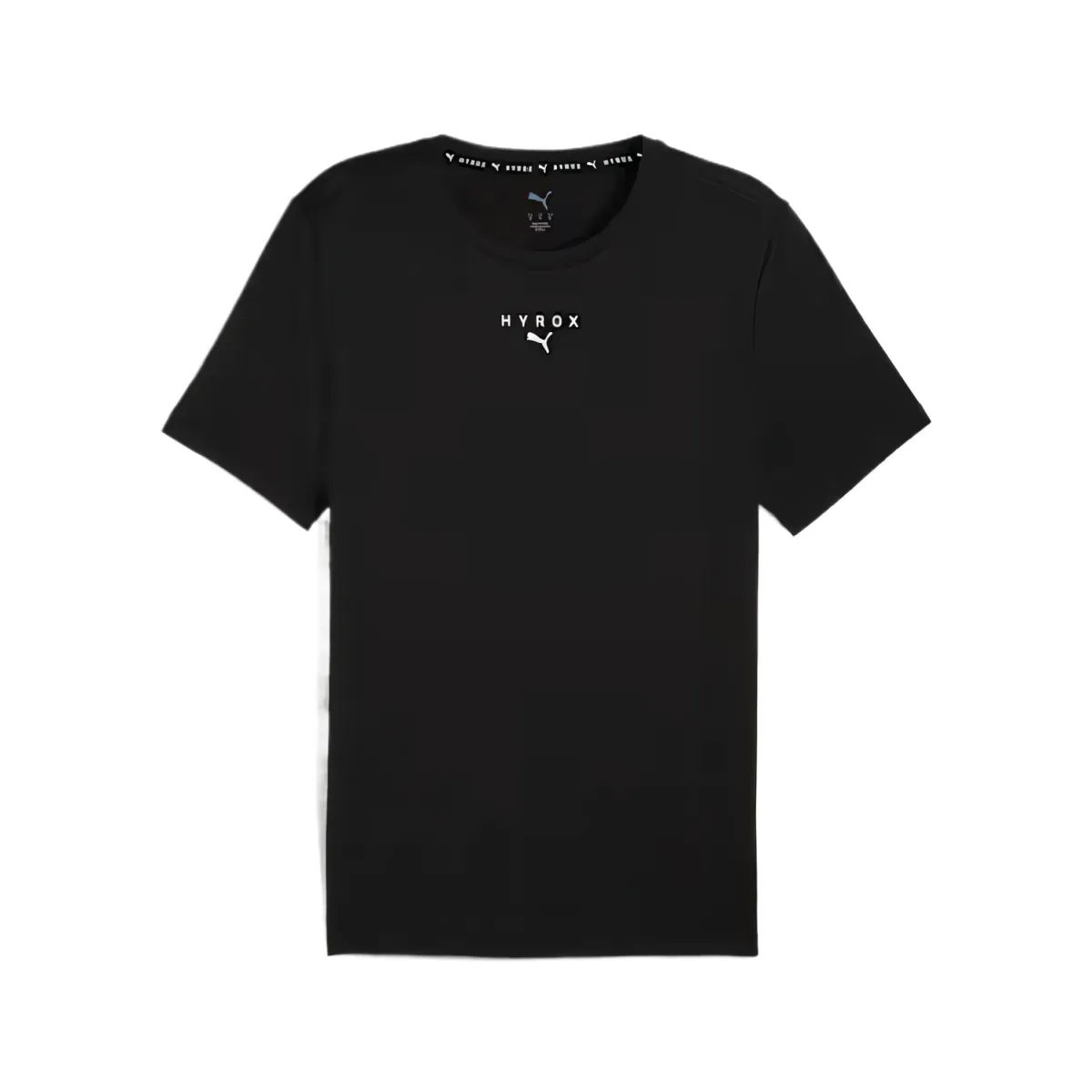 PUMA X T-Shirts Men's Black Crew Neck Moderate Straight Fit