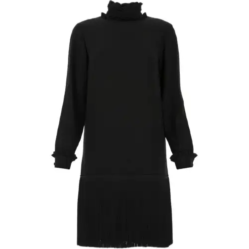 PRADA FW20 Long Sleeved Dress Women's Black