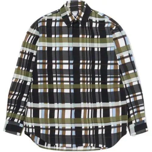 Bottega Veneta Checked Shirt