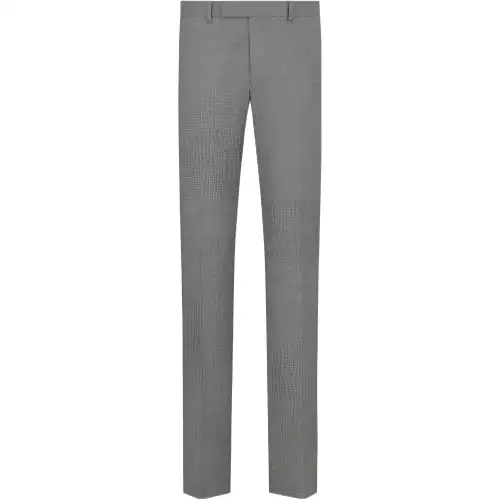 DIOR Casual Pants Men's Gray Moderate Straight Fit Pants