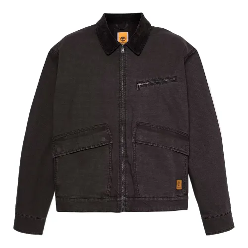 Timberland Jackets Men's Black Lapel Moderate Other