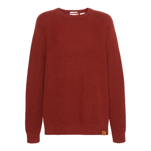 Timberland Sweaters Men's Red Crew Neck Moderate