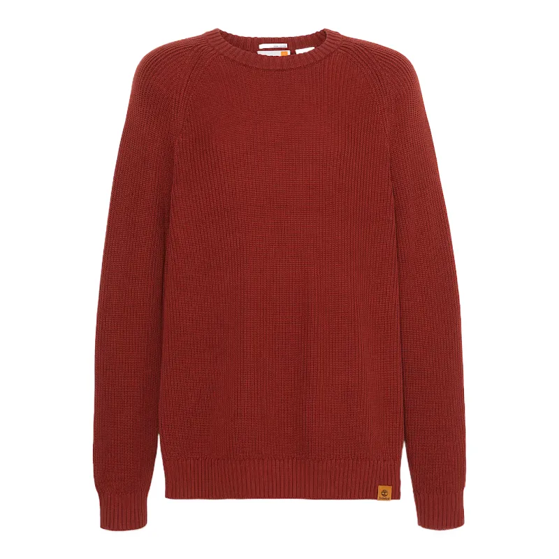 Timberland Sweaters Men's Red Crew Neck Moderate