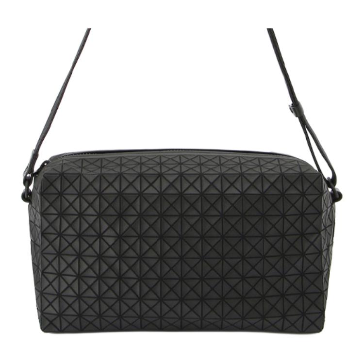 ISSEY MIYAKE Matte foldable camera with zipper PVC, equipment bag, black one-shoulder bag for men and women, for beloved