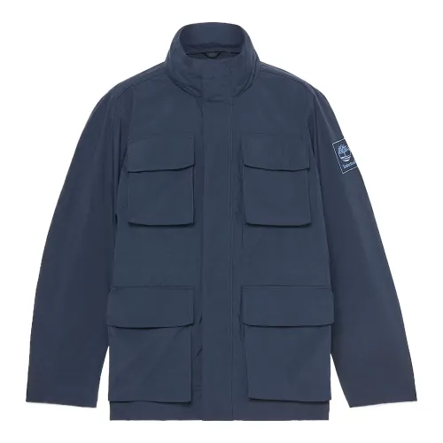 Timberland Jackets Men's Blue Stand Collar Moderate Other