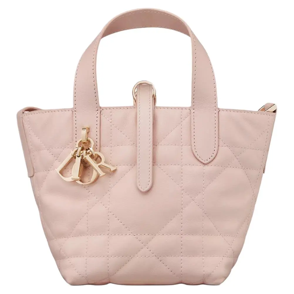 DIOR Toujours Cow Leather Native Bag, Shoulder Bag, Crossbody Bag, Handbag Women's Rouge Pink