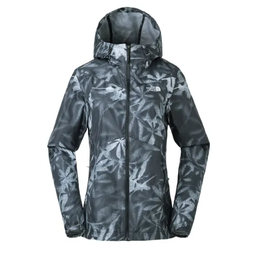 THE NORTH FACE Jackets Women's Black Print Hooded Thin Other