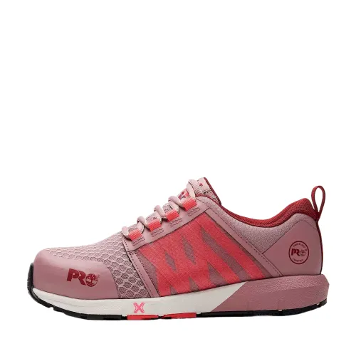 Timberland Radius Mesh Breathable Abrasion Resistant Slip Resistant Low top Casual Shoes Women's Red