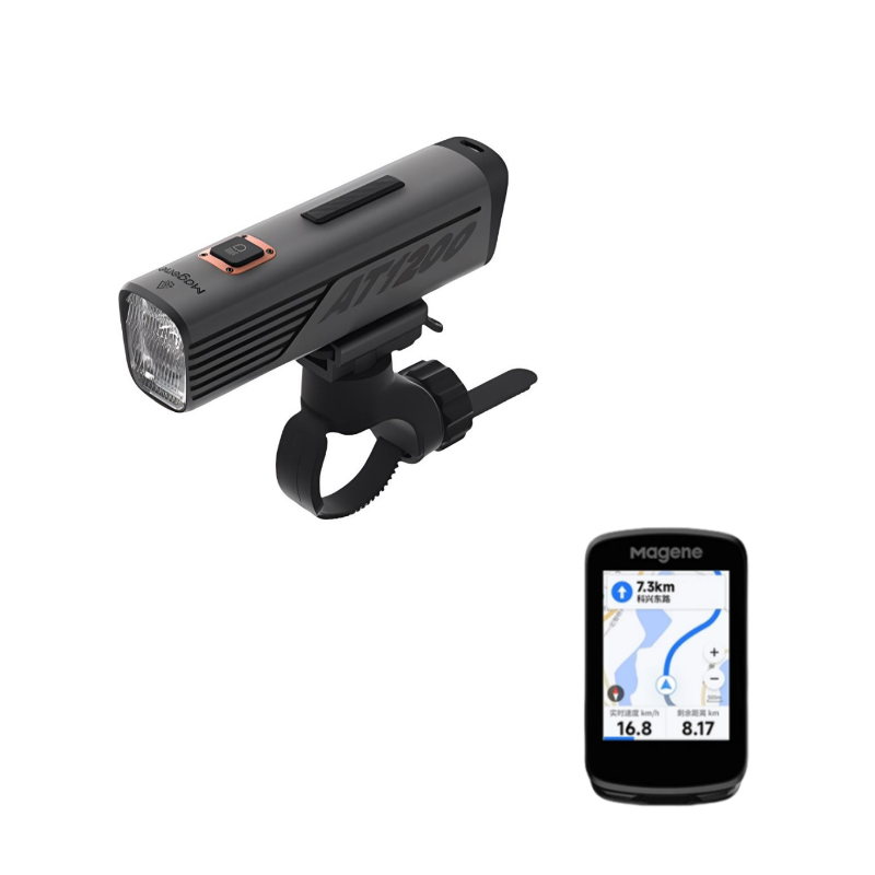MAGENE Bicycle Lights Aluminum Alloy Type C Charging 111.4*26.1*34.1mm