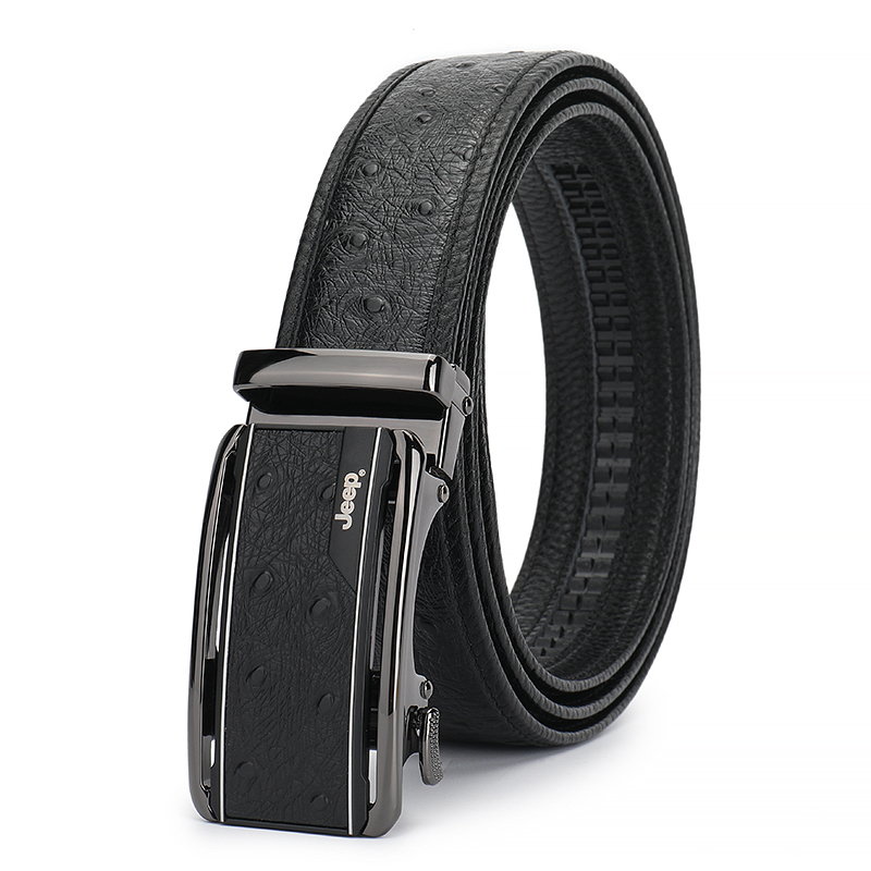 Мужской ремень Jeep Leather Belt (коричневый)