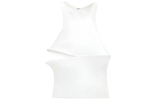 LOEWE Camisoles Women's White Crew Neck Thin Other