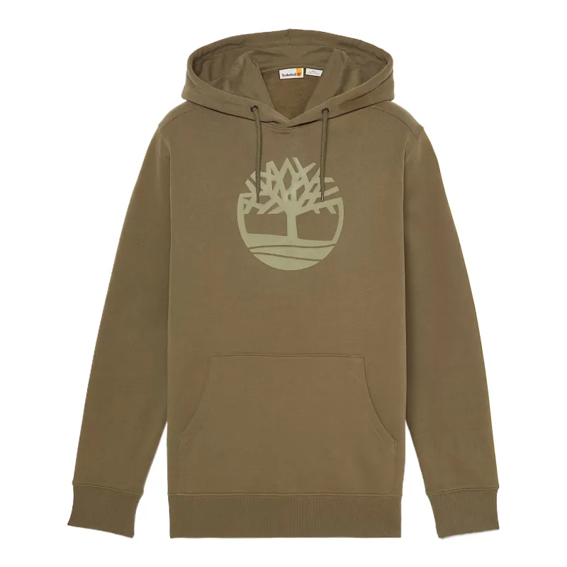 Timberland Sweatshirts Men's Green Hooded Moderate