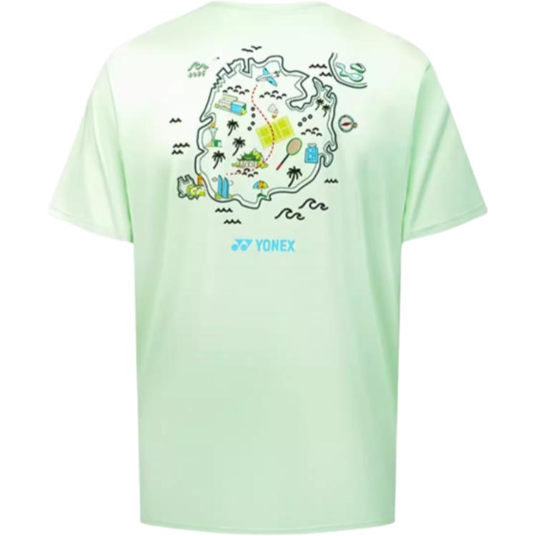 YONEX Badminton Jerseys Unisex Sunshine Lime Crew Neck Moderate