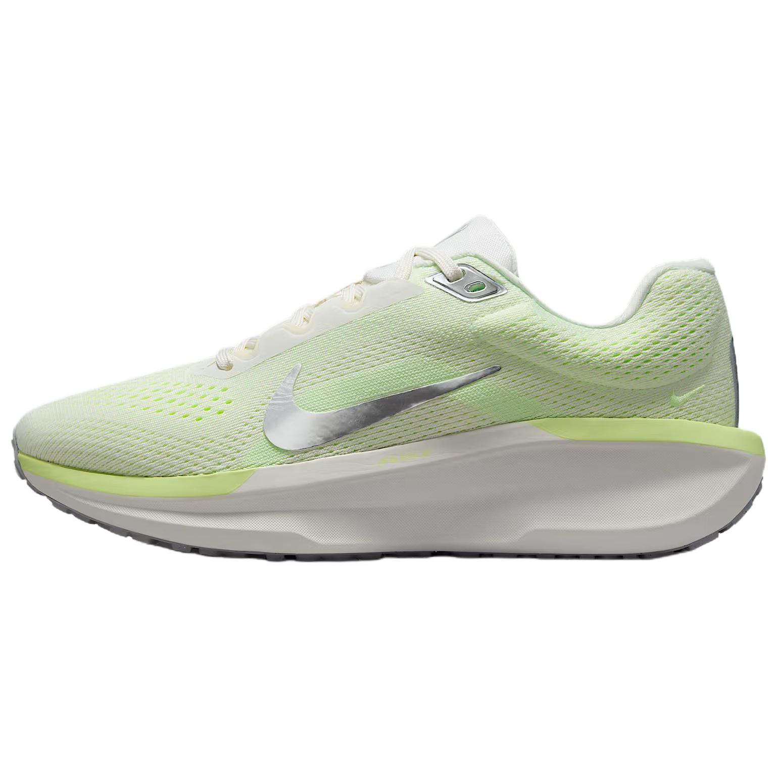 Женские кроссовки Nike Winflo 11 (зелено-белые)