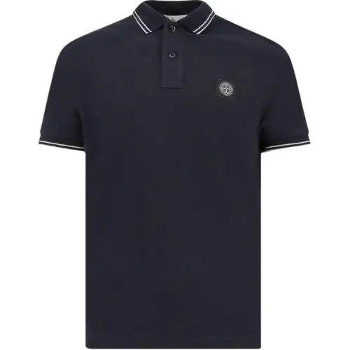 STONE ISLAND Polo Shirt Men's Marine Blue