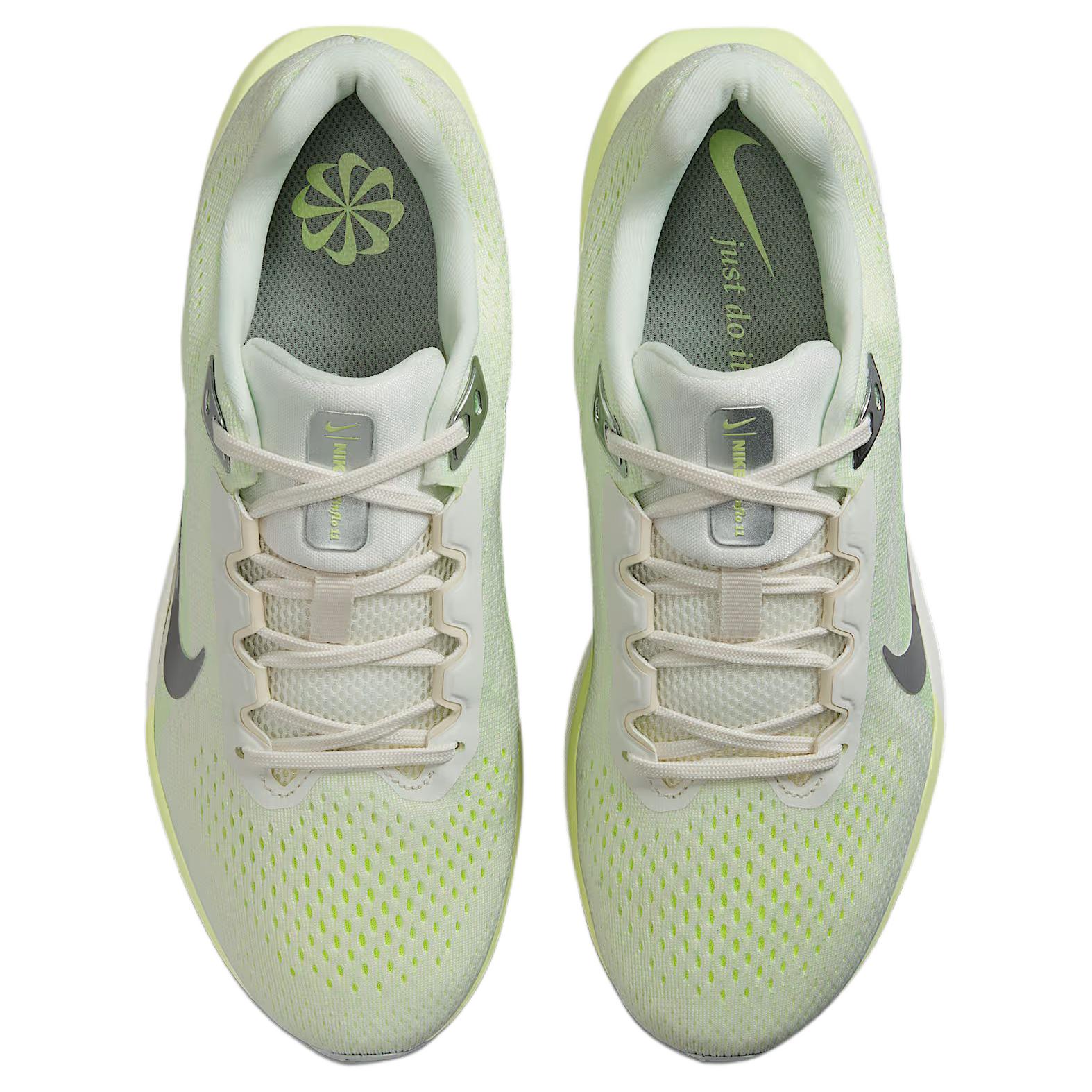 Nike Winflo 11 Abrasion Resistant Abrasion Resistant Low top Running Shoes Women’s Green White