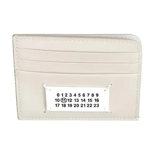 Maison Margiela Calfskin Card Holder Card Holder Unisex White
