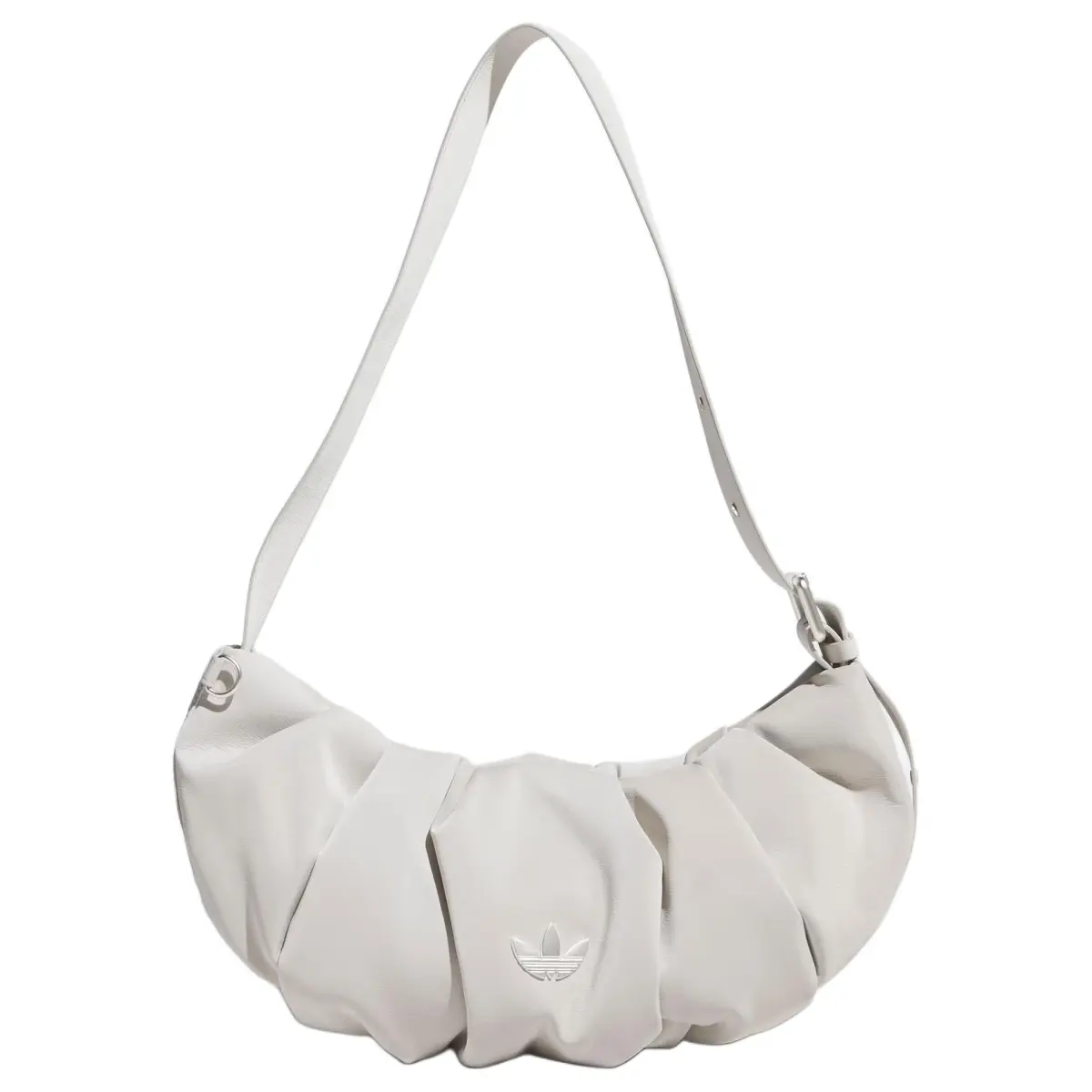 Adidas Originals Pu Croissant Bag Cloud Bag Shoulder Bag Women's Light Gray