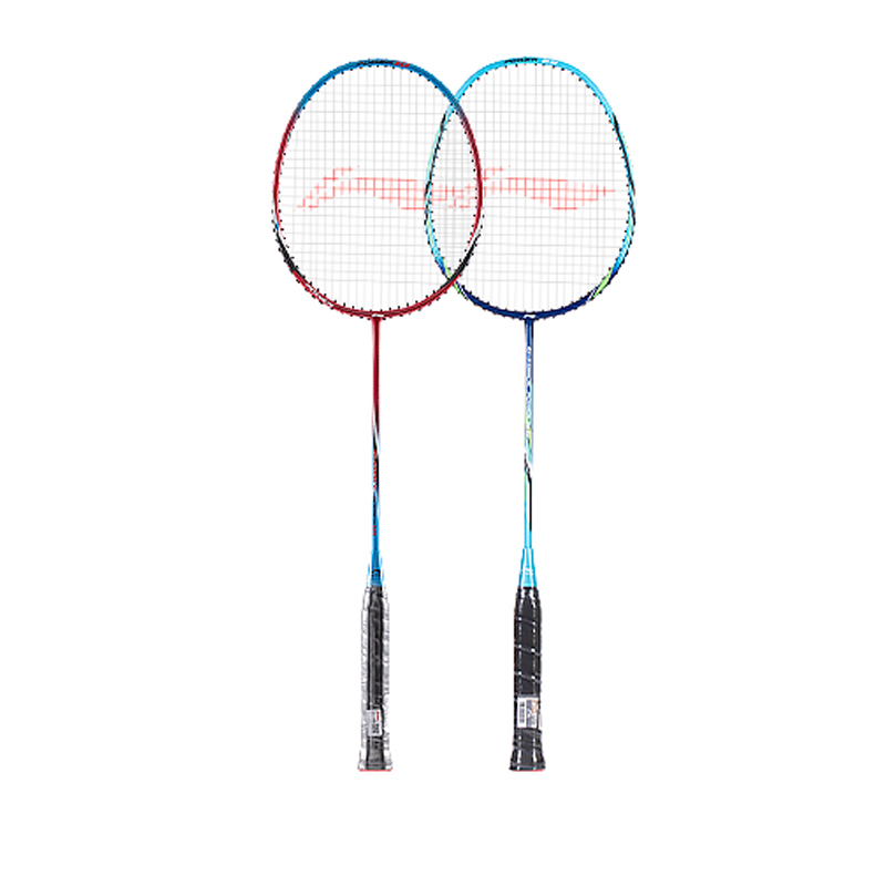 Li Ning Carbon Aluminum Badminton Rackets Control Type All around Defense Entry level Unisex Double Rackets