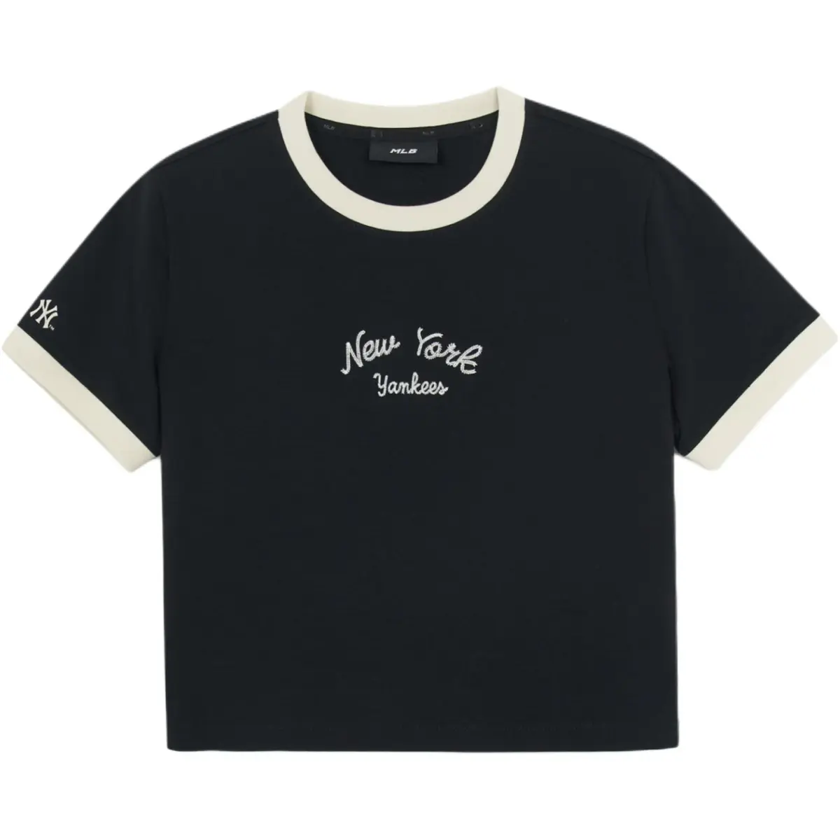MLB T-Shirts Women's Black Crew Neck