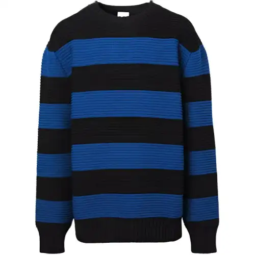 Burberry Sweaters Men's Blue Crew Neck Moderate Other