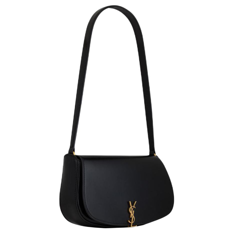 Женская сумка SAINT LAURENT YSL VOLTAIRE Logo (черный) — фото 2
