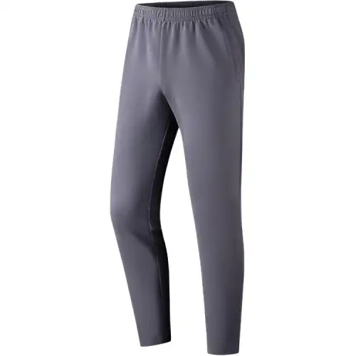 ANTA Knitted Sweatpants Men's Iron Ore Gray Moderate Straight Fit Pants