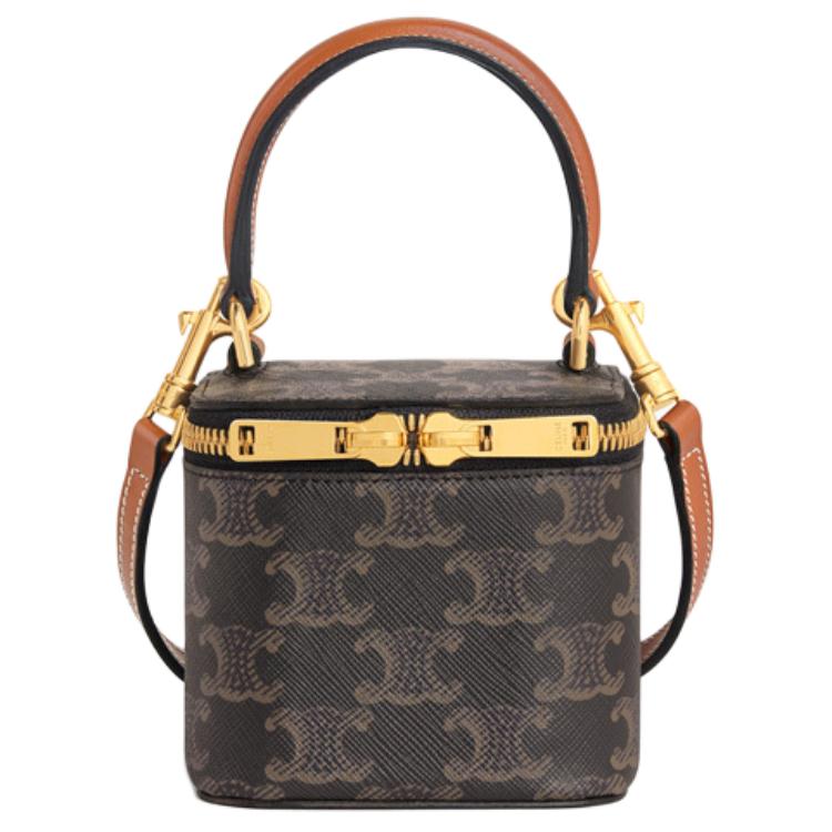 Женская сумка CELINE CELINE Triomphe (желто-коричневый)