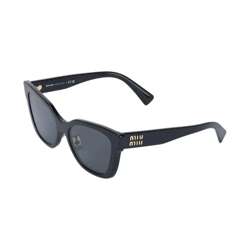 MIU MIU Logo-lettering Butterfly Sunglasses