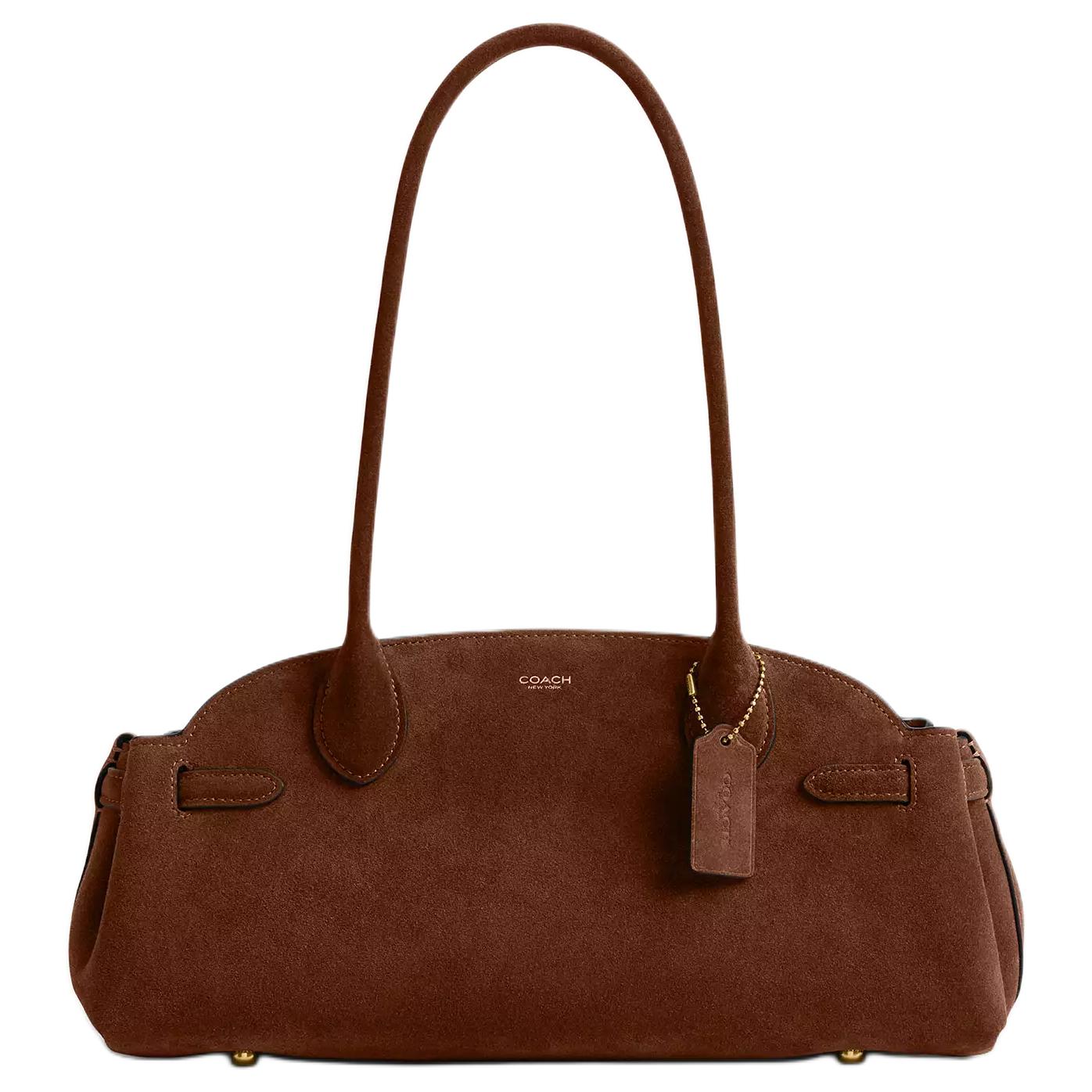 Женская сумка COACH Empire Carryall 34 (коричневая)