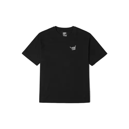 Vans T Shirts Unisex Black Crew Neck