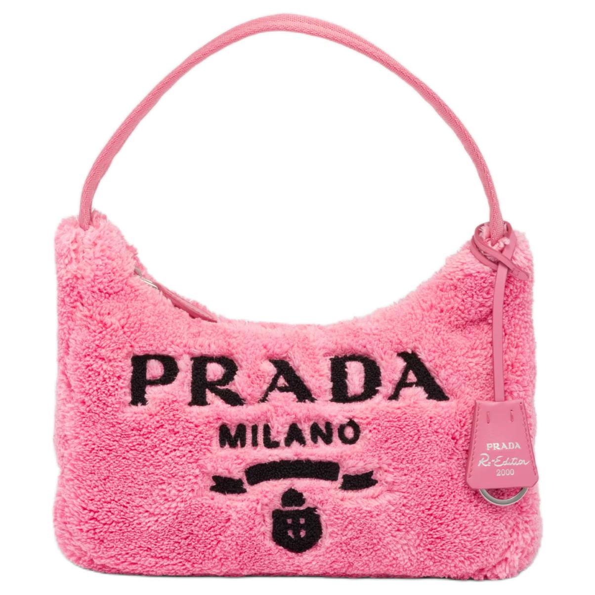 Женская сумка Prada Re-Edition 2000 (розовая)
