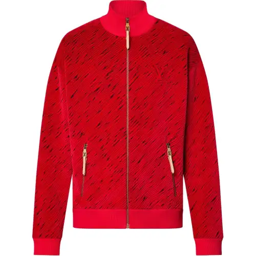LOUIS VUITTON Jacquard Cotton VeLOUIS VUITTONet Tracktop