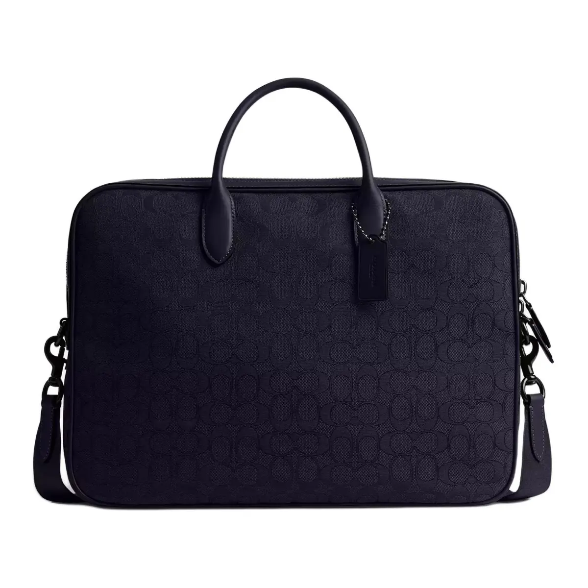 COACH Fabric Briefcase Large Men's Midnight Marine Blue