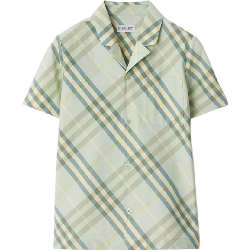Детская футболка Burberry (зеленая)
