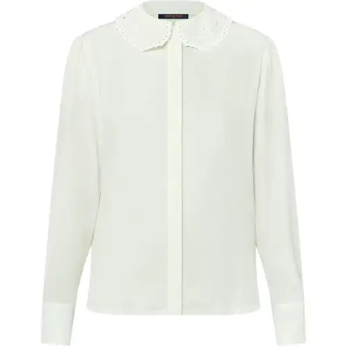 Lv Broderie Collar Shirt