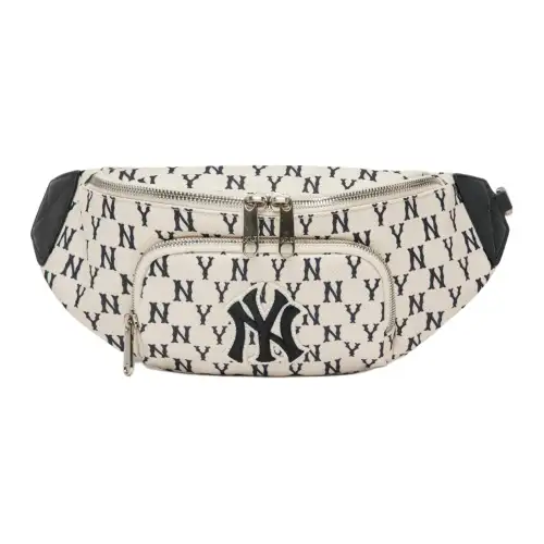 MLB Monogram Collection Polyester Combo Bag Fanny Pack Unisex Black White