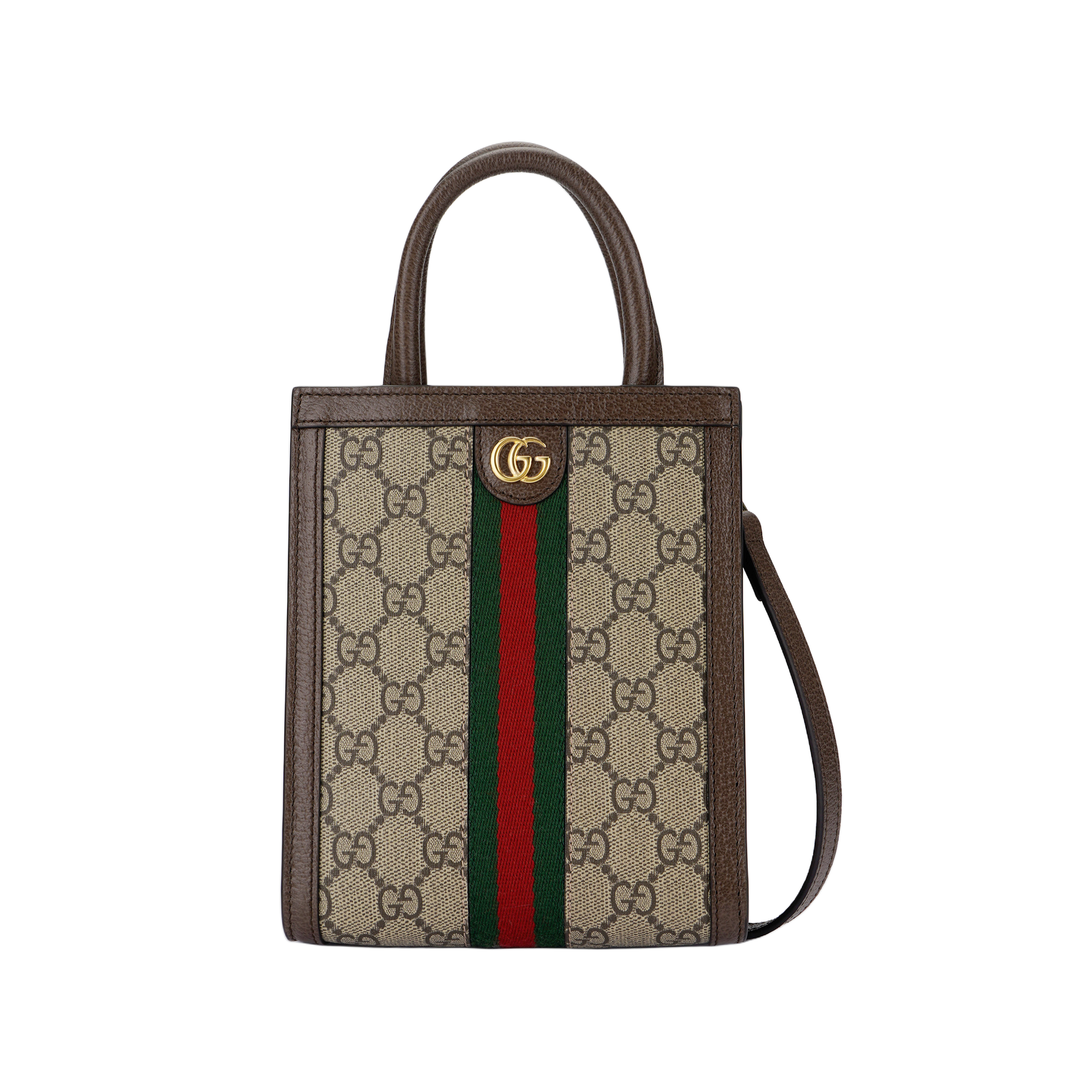 Женская сумка Gucci Ophidia (бежево-коричневая)