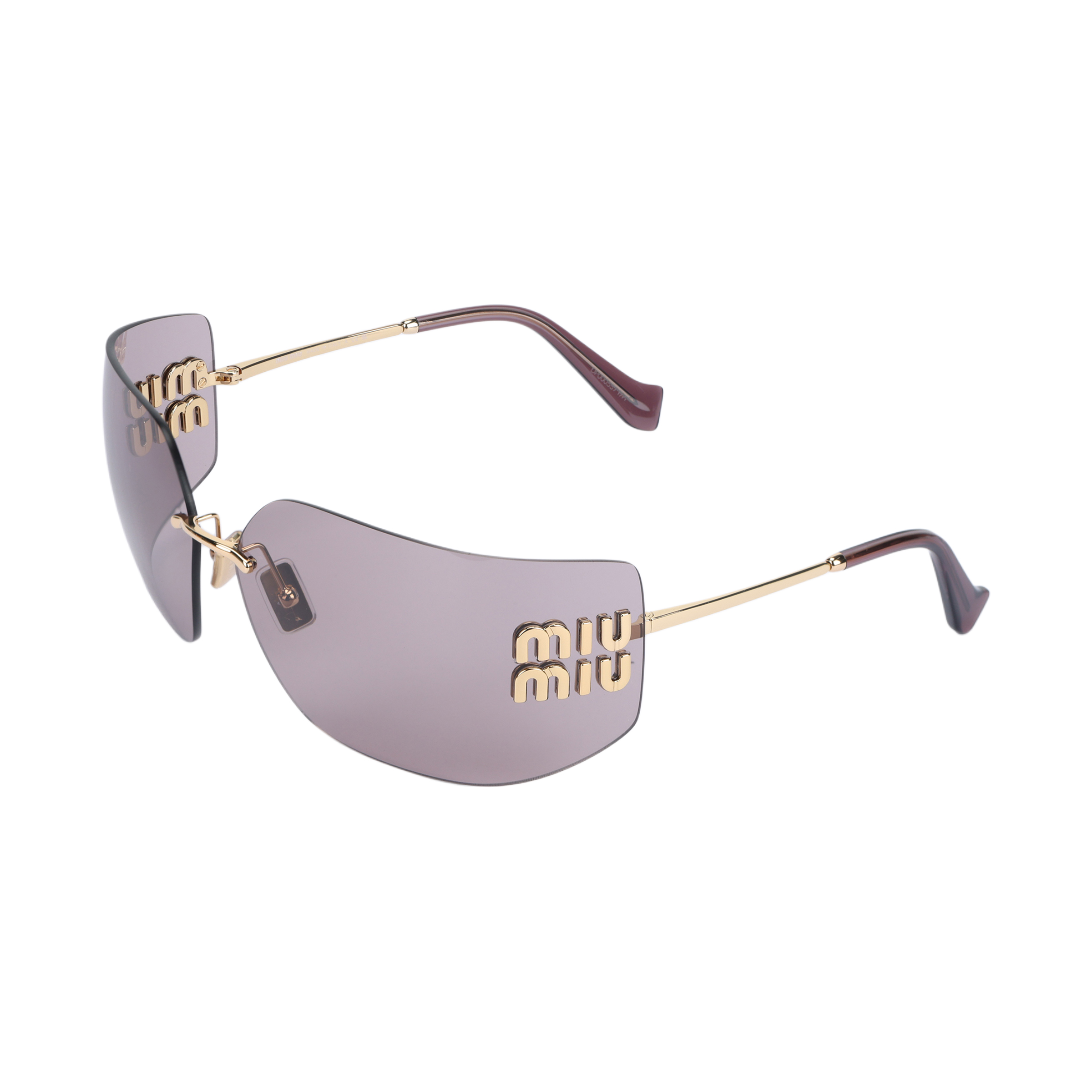 Женские очки MIU MIU (золотистые)