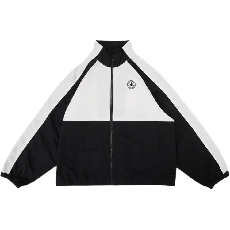 Converse Jackets Men's Black Stand Collar Moderate Other