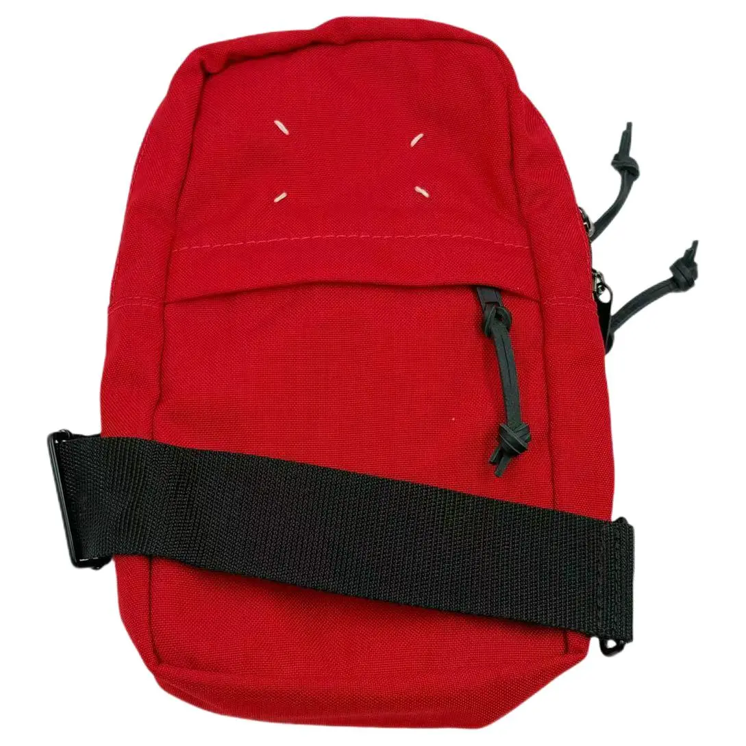 Maison Margiela Fabric Backpacks Unisex Red