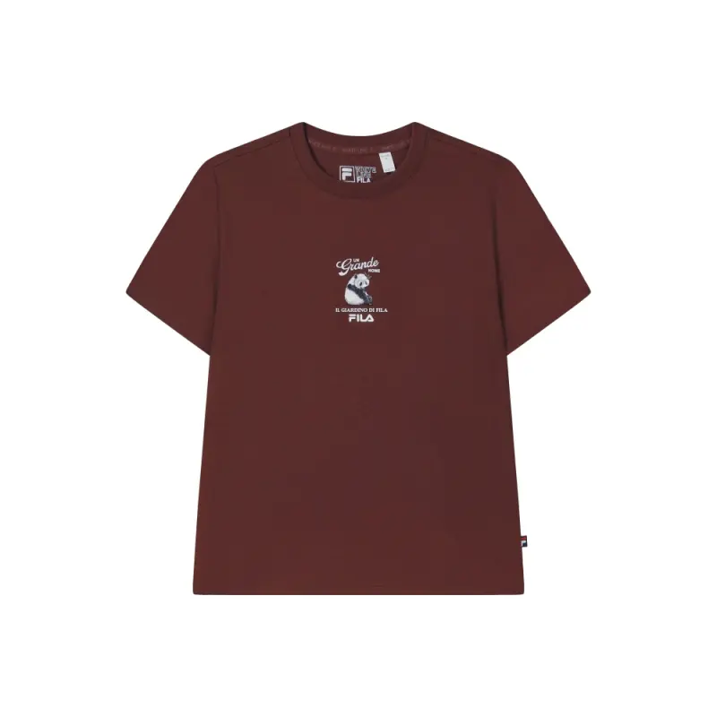FILA Heritage T Shirt Women's Terracotta Red Brown