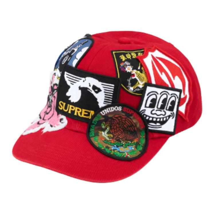 Кепка Supreme SS25 WEEK 17 Patches 6-Panel (камуфляжная)