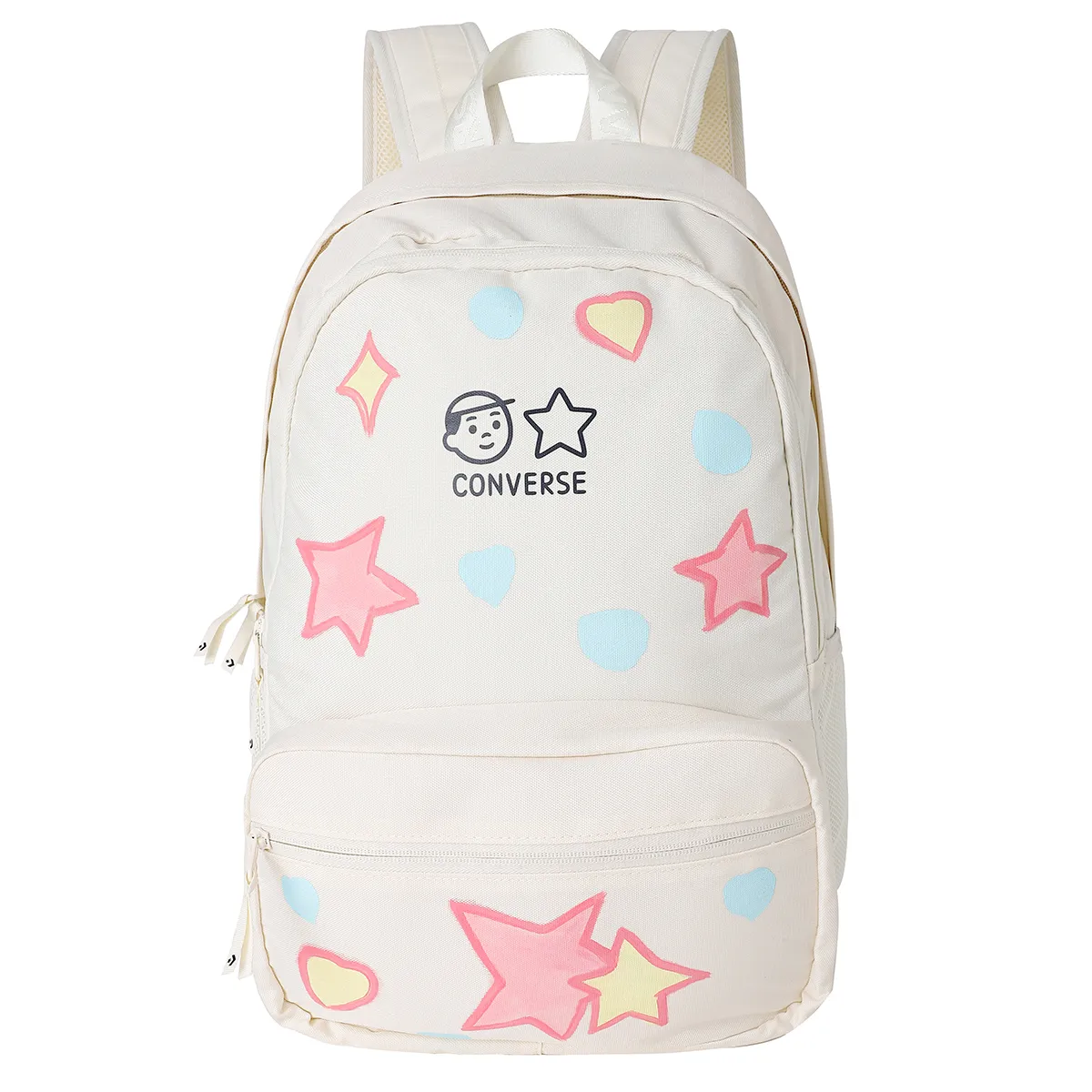 Converse Noritake Tsunehisa, Collaboration Polyester Backpack For Students Regular Unisex White