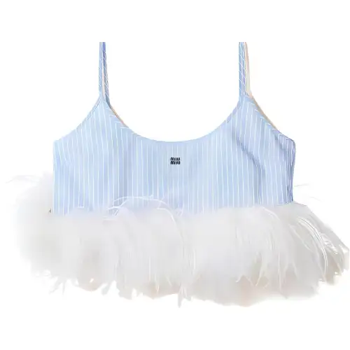 MIU MIU Camisole Women's Sky Blue