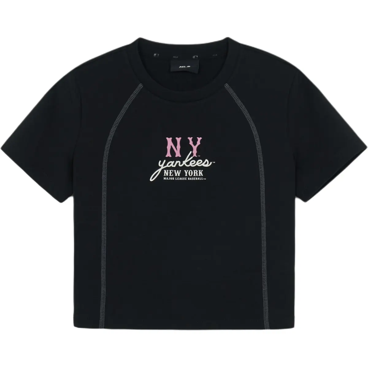 MLB T-Shirts Women's Black Crew Neck