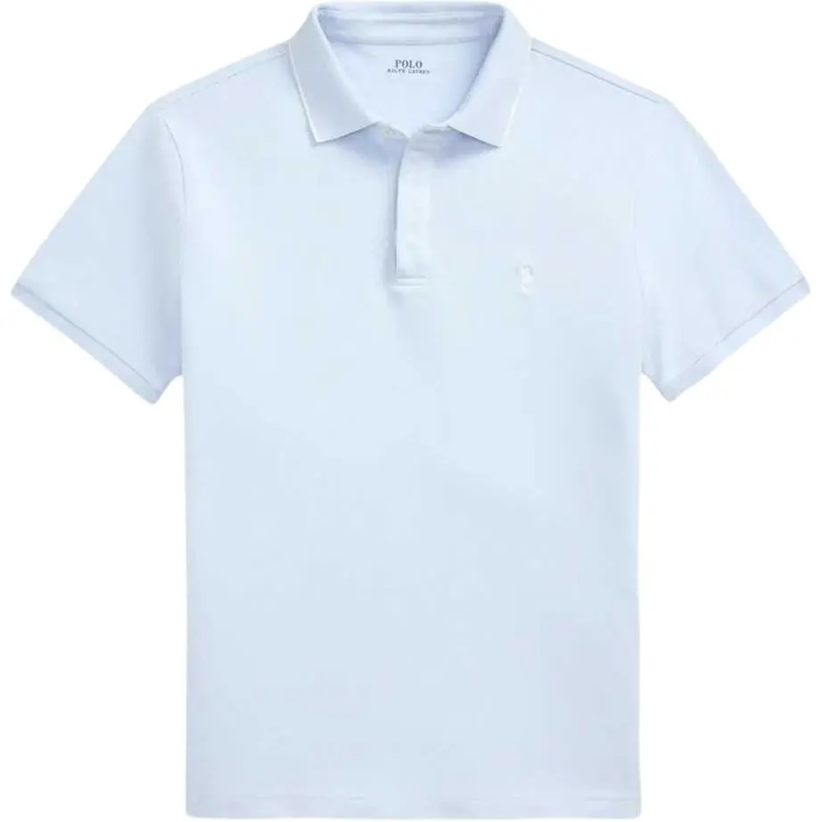 Polo Ralph Lauren SS25 Polo Shirt Custom Slim Fit Men's Light Blue
