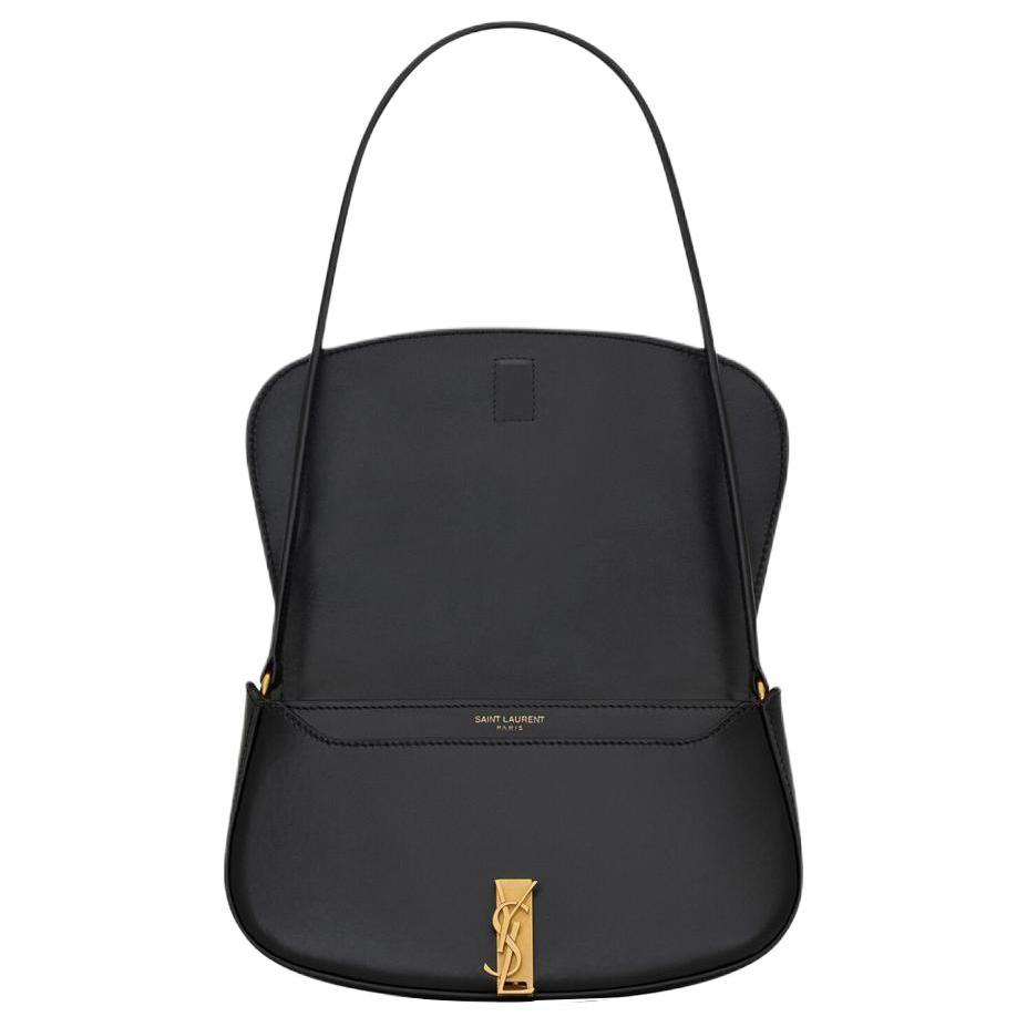 Женская сумка SAINT LAURENT YSL VOLTAIRE Logo (черный) — фото 5